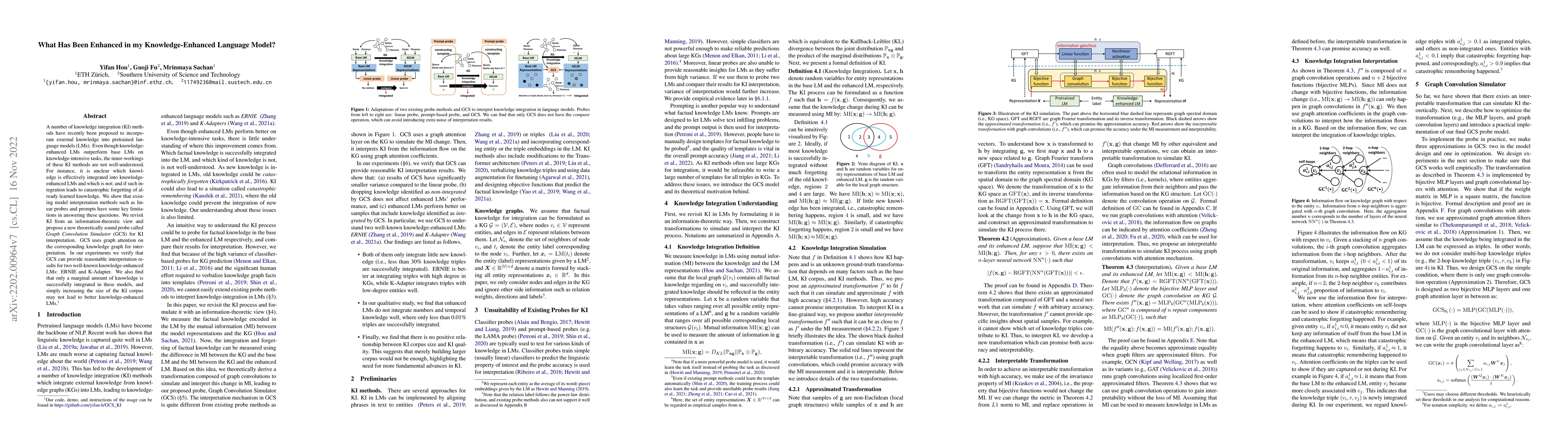Thumbnail for What Has Been Enhanced in my Knowledge-Enhanced Language Model?