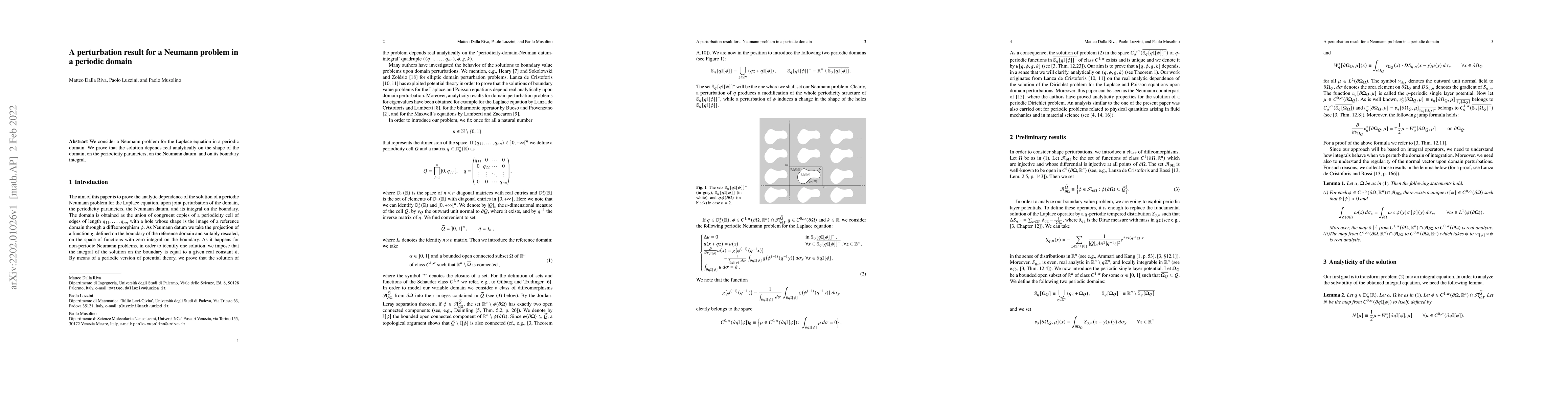 Thumbnail for A perturbation result for a Neumann problem in a periodic domain