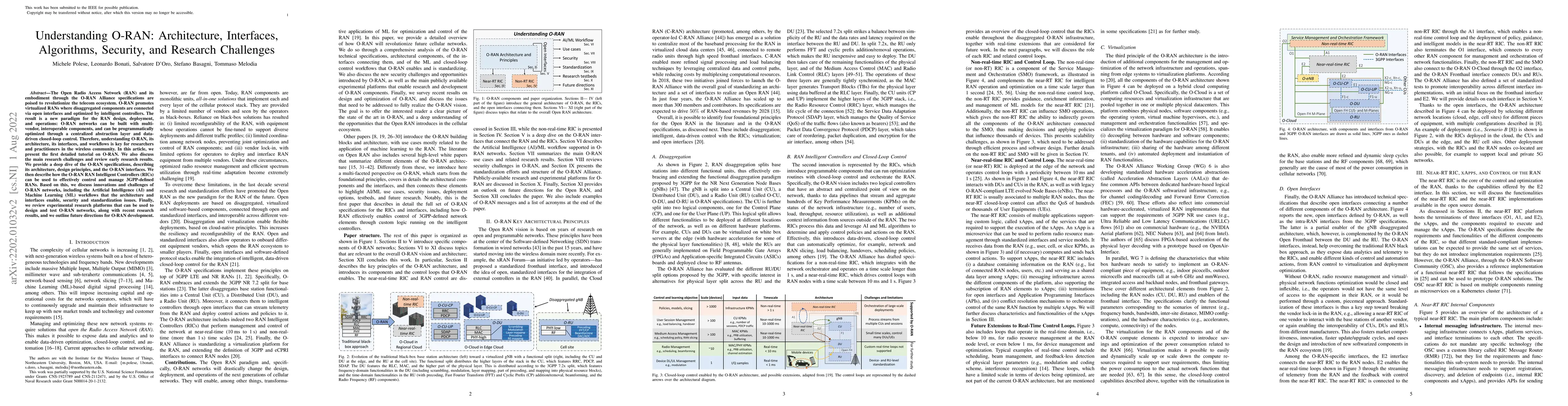 Thumbnail for Understanding O-RAN: Architecture, Interfaces, Algorithms, Security, and
  Research Challenges