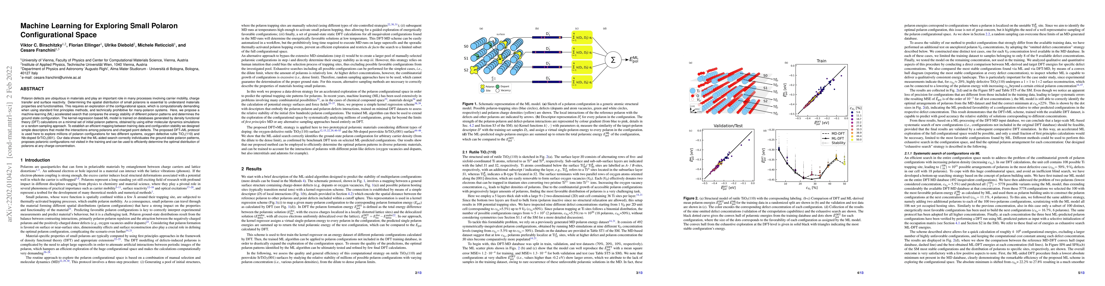 Thumbnail for Machine Learning for Exploring Small Polaron Configurational Space