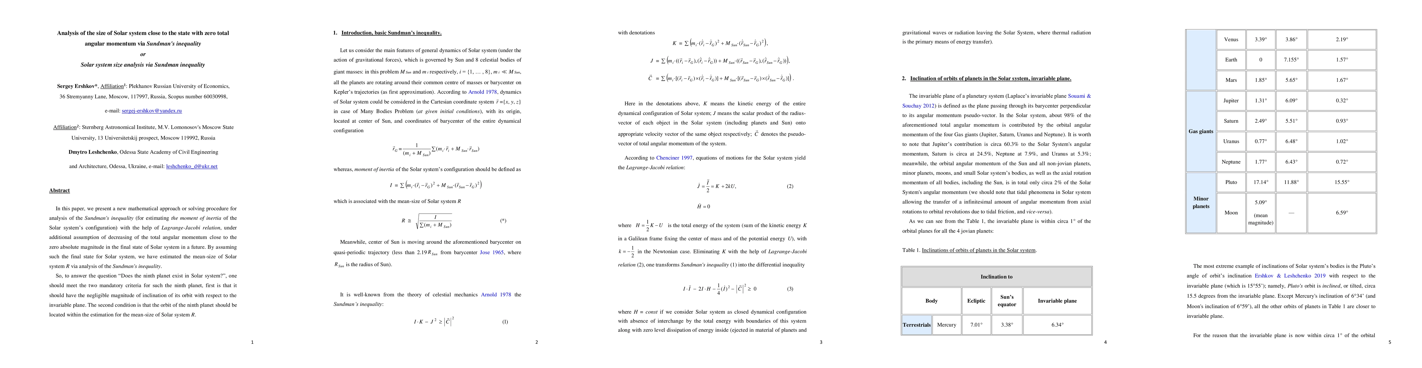 Thumbnail for Analysis of the size of Solar system close to the state with zero total
  angular momentum via Sundman inequality