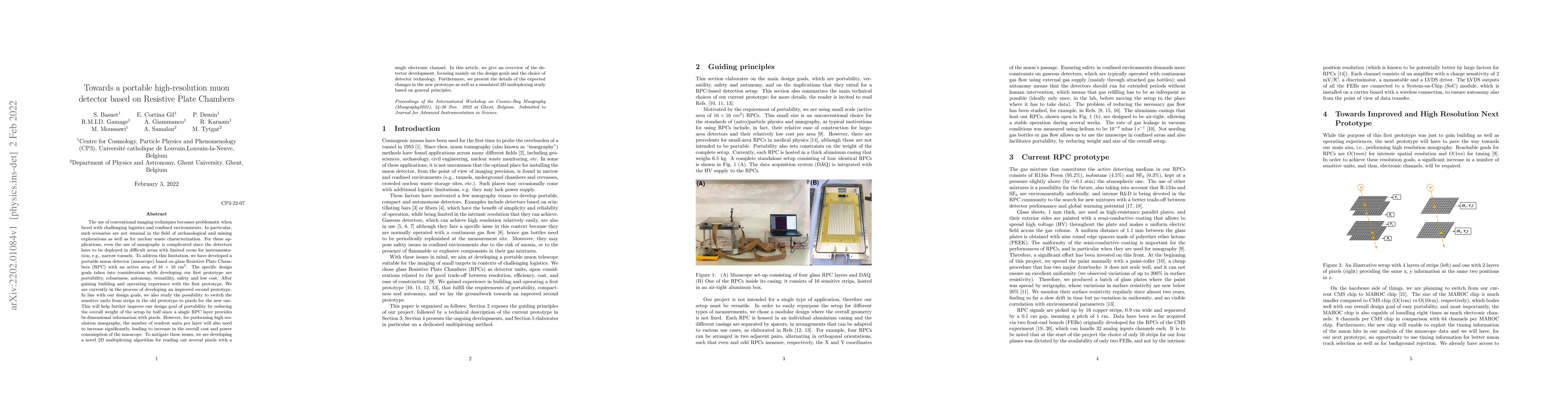 Thumbnail for Towards a portable high-resolution muon detector based on Resistive
  Plate Chambers