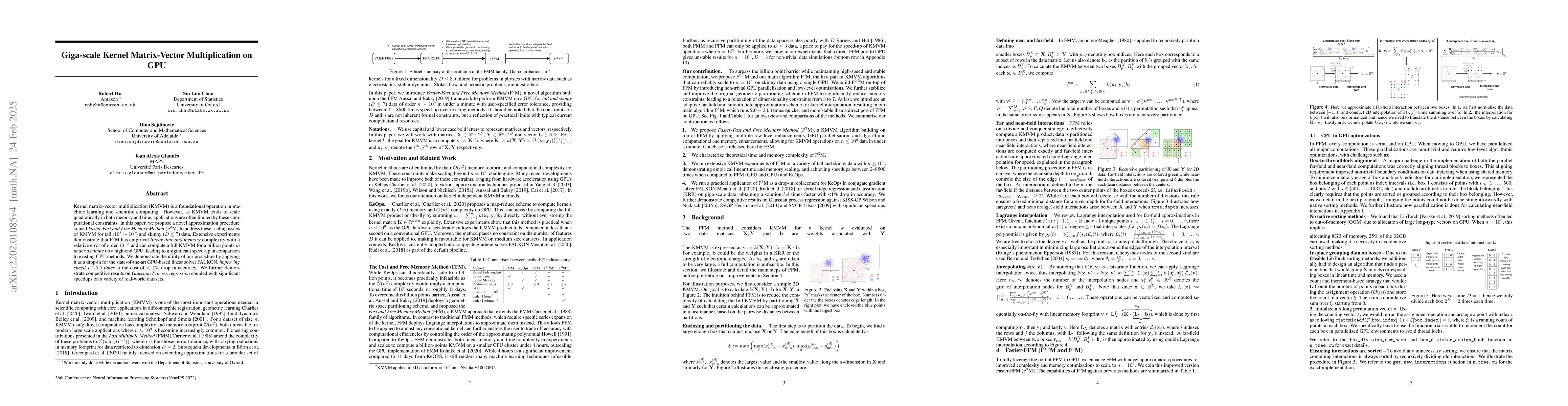 Thumbnail for Giga-scale Kernel Matrix Vector Multiplication on GPU