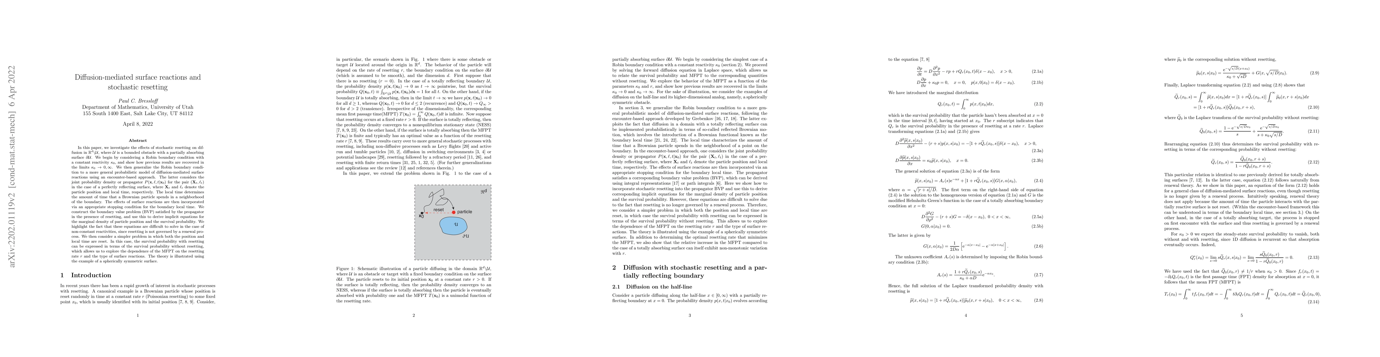 Thumbnail for Diffusion-mediated surface reactions and stochastic resetting