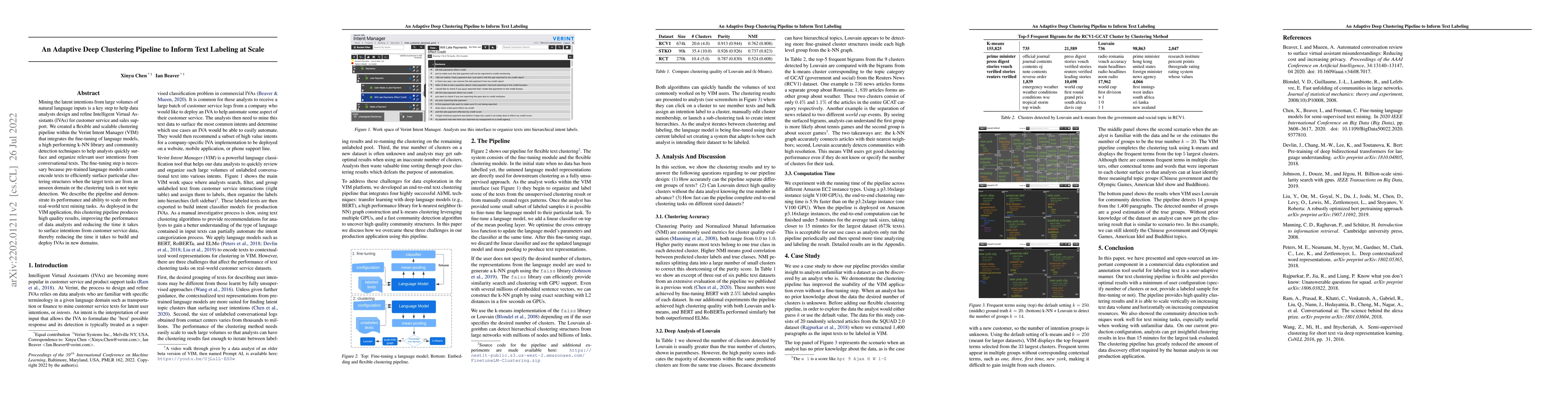 Thumbnail for An Adaptive Deep Clustering Pipeline to Inform Text Labeling at Scale