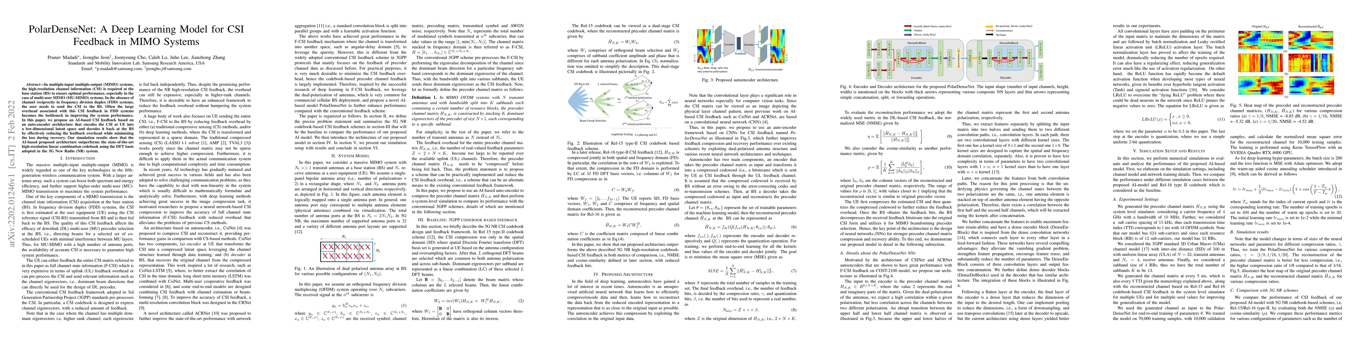 Thumbnail for PolarDenseNet: A Deep Learning Model for CSI Feedback in MIMO Systems