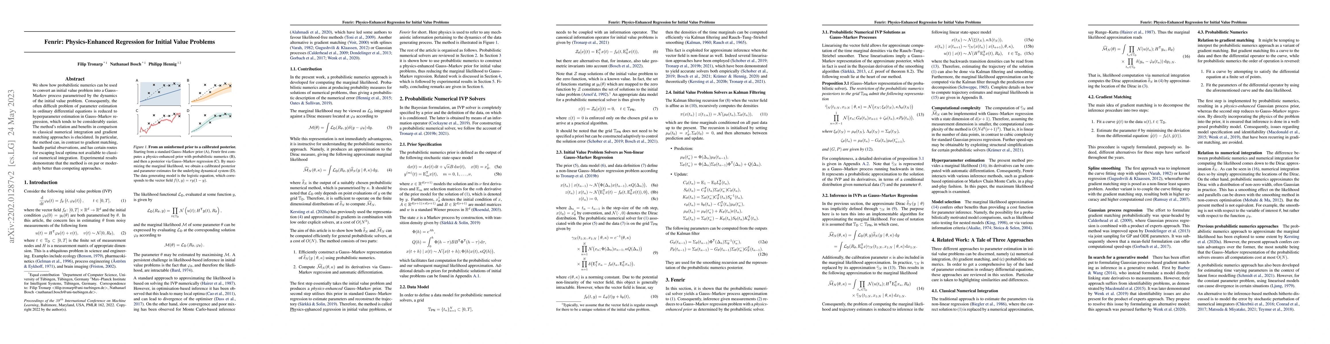 Thumbnail for Fenrir: Physics-Enhanced Regression for Initial Value Problems