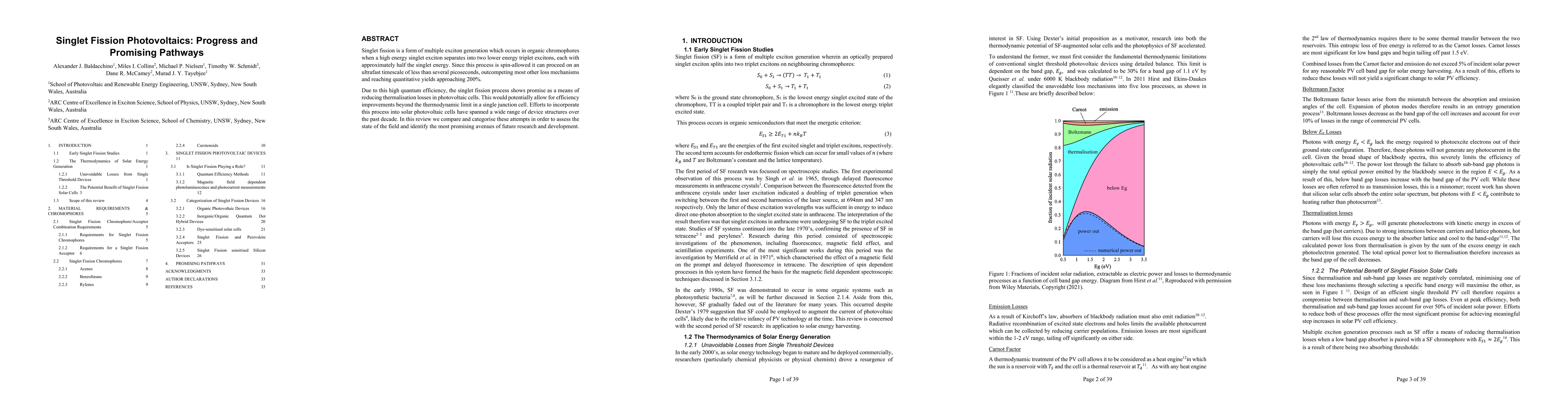 Thumbnail for Singlet Fission Photovoltaics: Progress and Promising Pathways