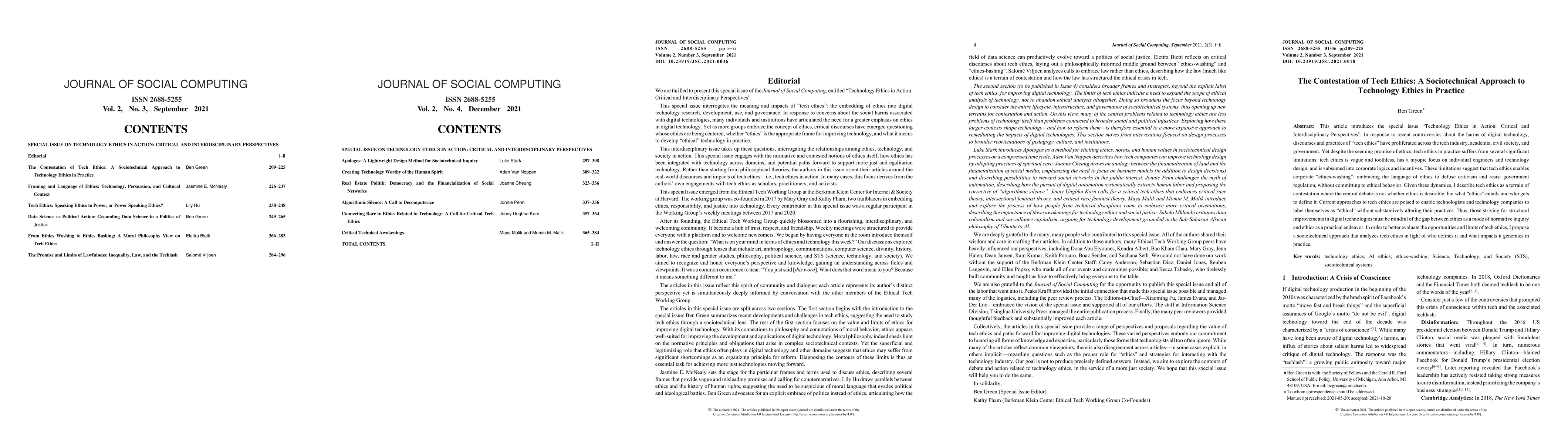 Thumbnail for Technology Ethics in Action: Critical and Interdisciplinary Perspectives