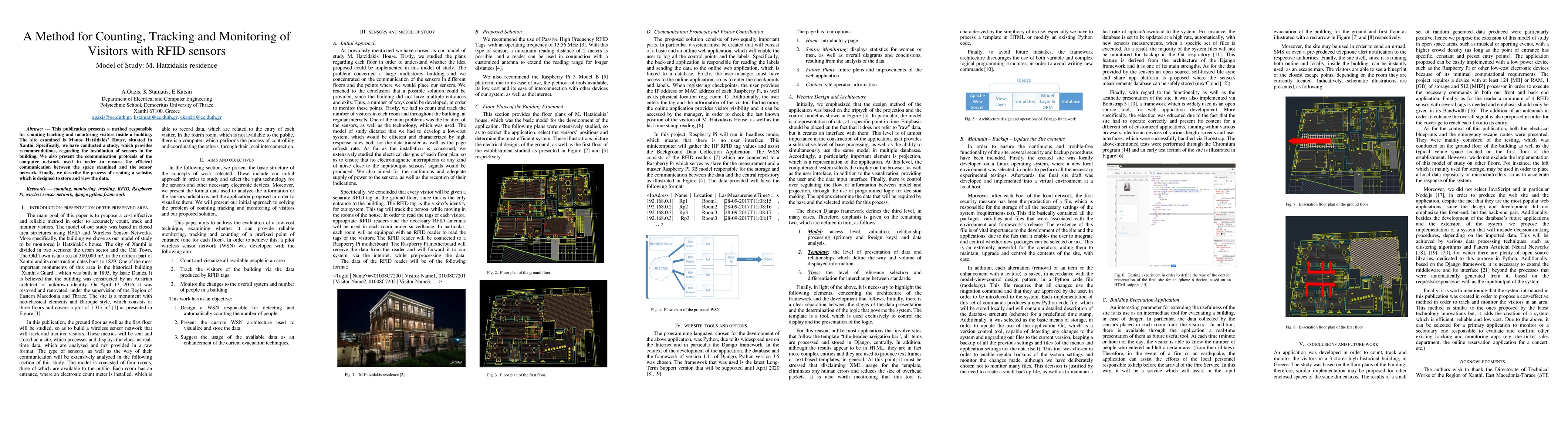 Thumbnail for A Method for Counting, Tracking and Monitoring of Visitors with RFID
  sensors