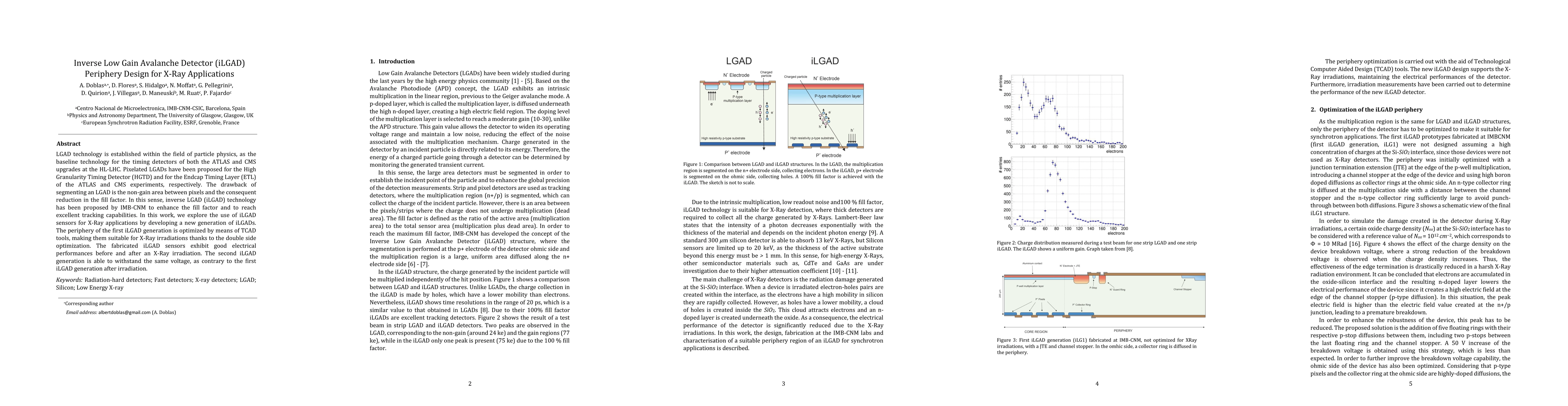 Thumbnail for Inverse Low Gain Avalanche Detector (iLGAD) Periphery Design for X-Ray
  Applications