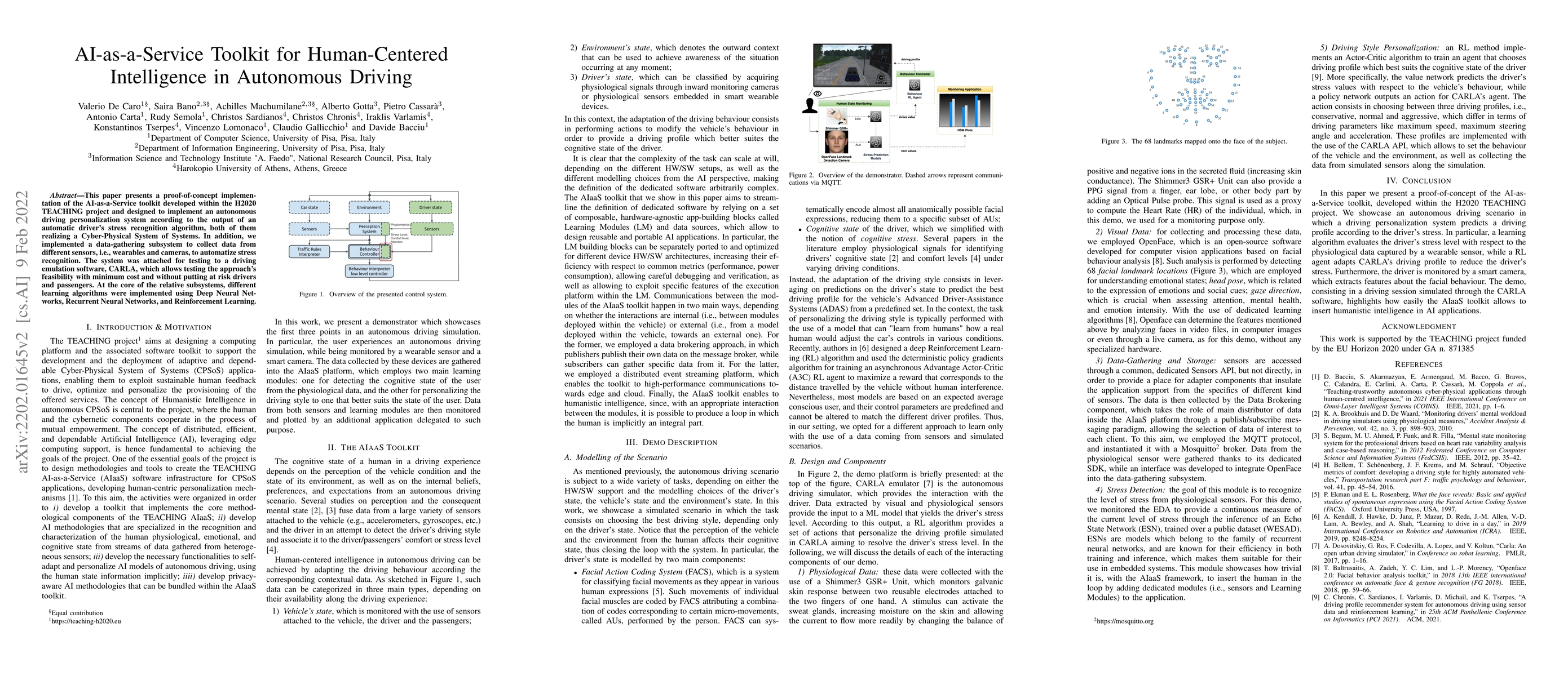 Thumbnail for AI-as-a-Service Toolkit for Human-Centered Intelligence in Autonomous
  Driving