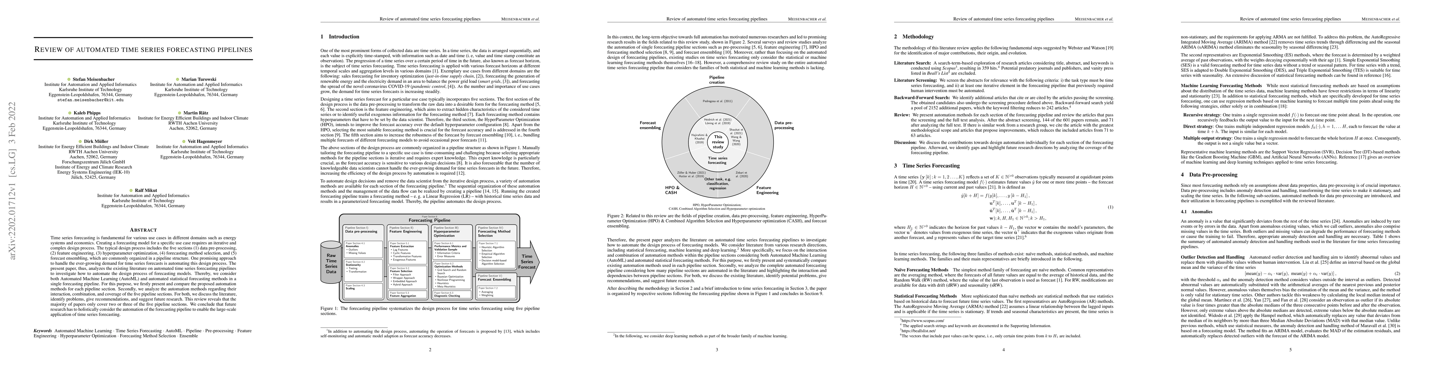 Thumbnail for Review of automated time series forecasting pipelines