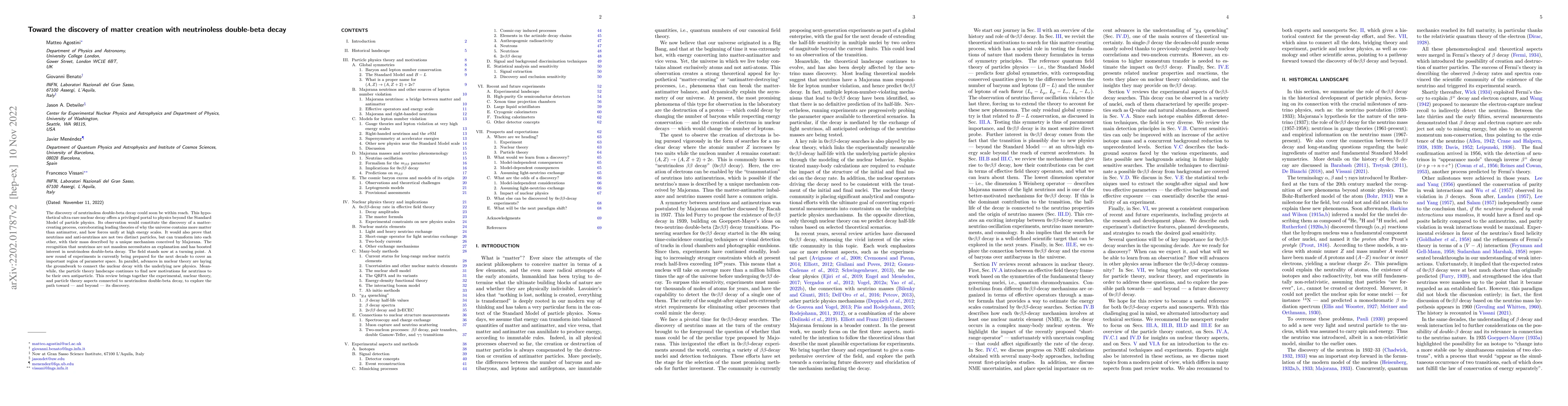 Thumbnail for Toward the discovery of matter creation with neutrinoless double-beta
  decay