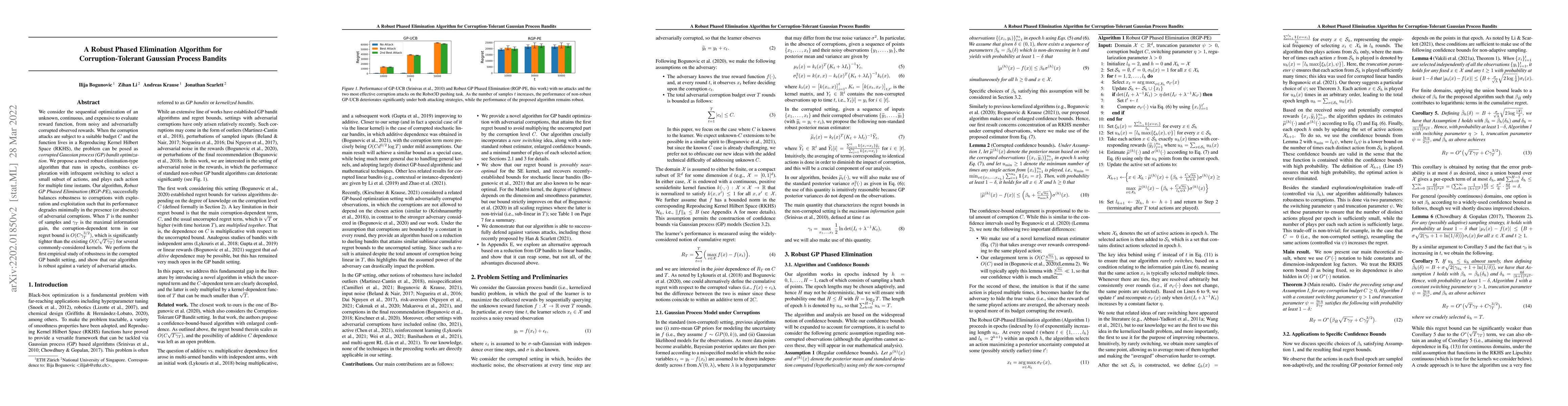 Thumbnail for A Robust Phased Elimination Algorithm for Corruption-Tolerant Gaussian
  Process Bandits
