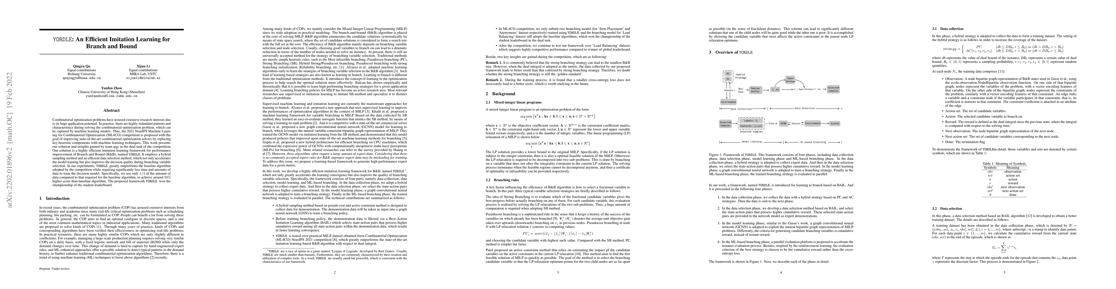 Thumbnail for Yordle: An Efficient Imitation Learning for Branch and Bound