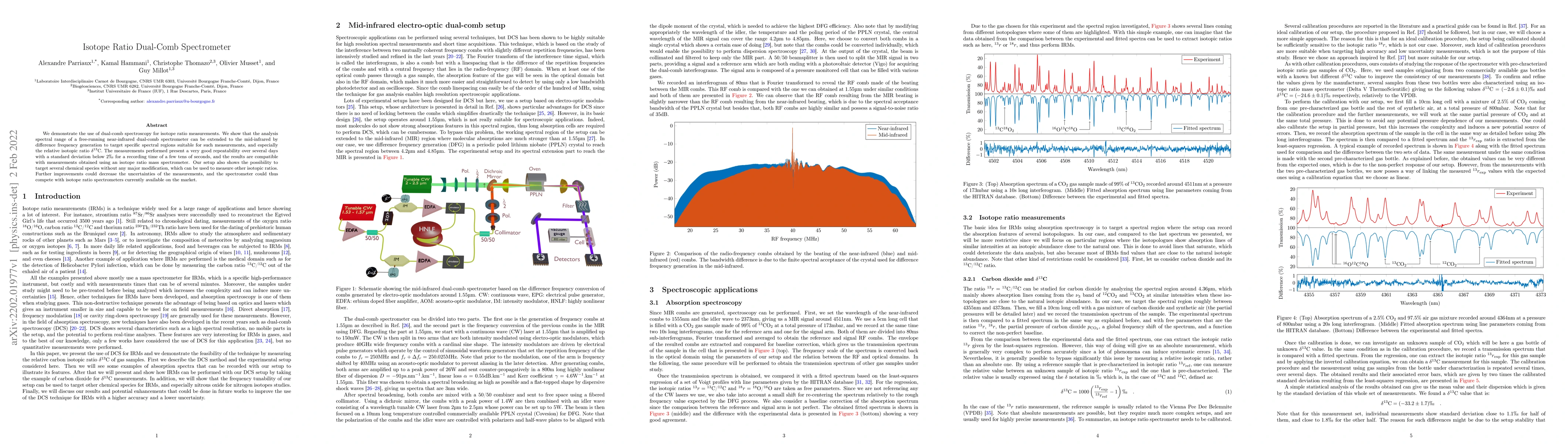 Thumbnail for Isotope Ratio Dual-Comb Spectrometer