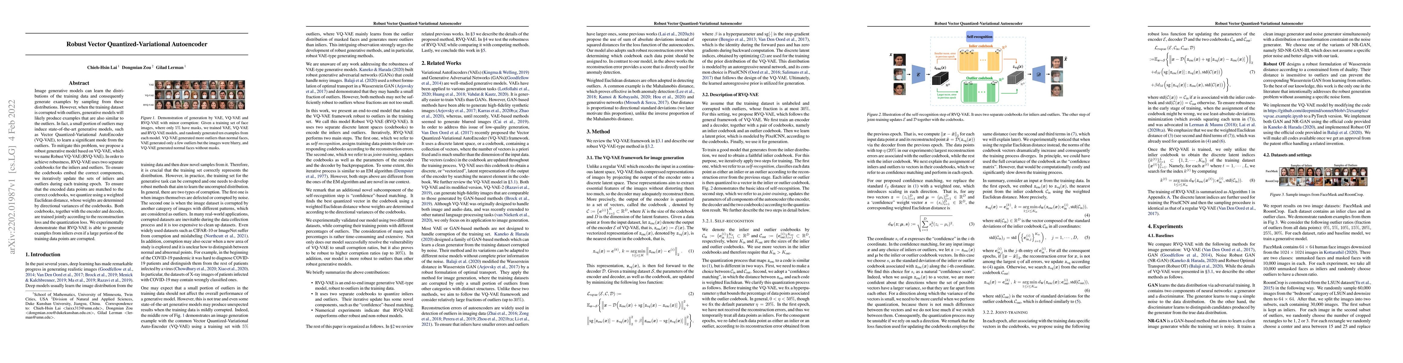 Thumbnail for Robust Vector Quantized-Variational Autoencoder