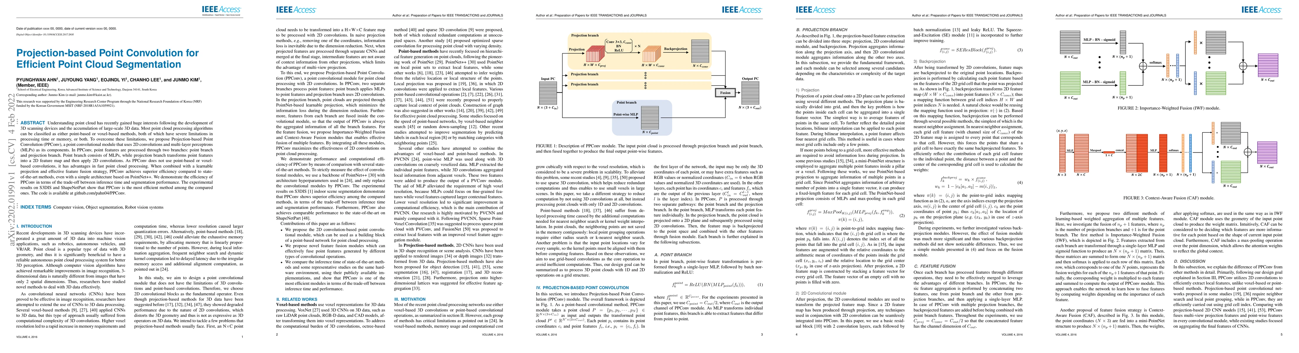 Thumbnail for Projection-based Point Convolution for Efficient Point Cloud
  Segmentation