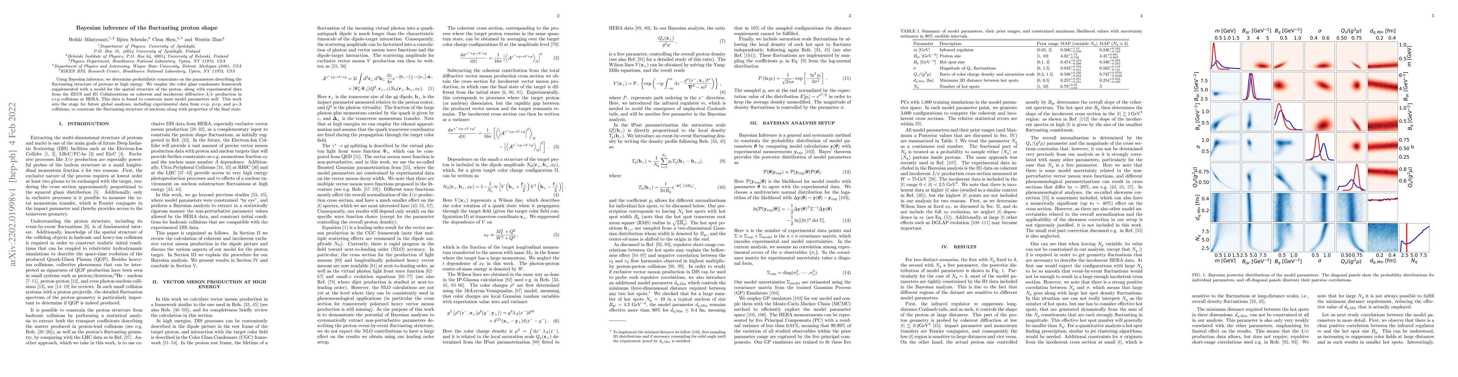 Thumbnail for Bayesian inference of the fluctuating proton shape