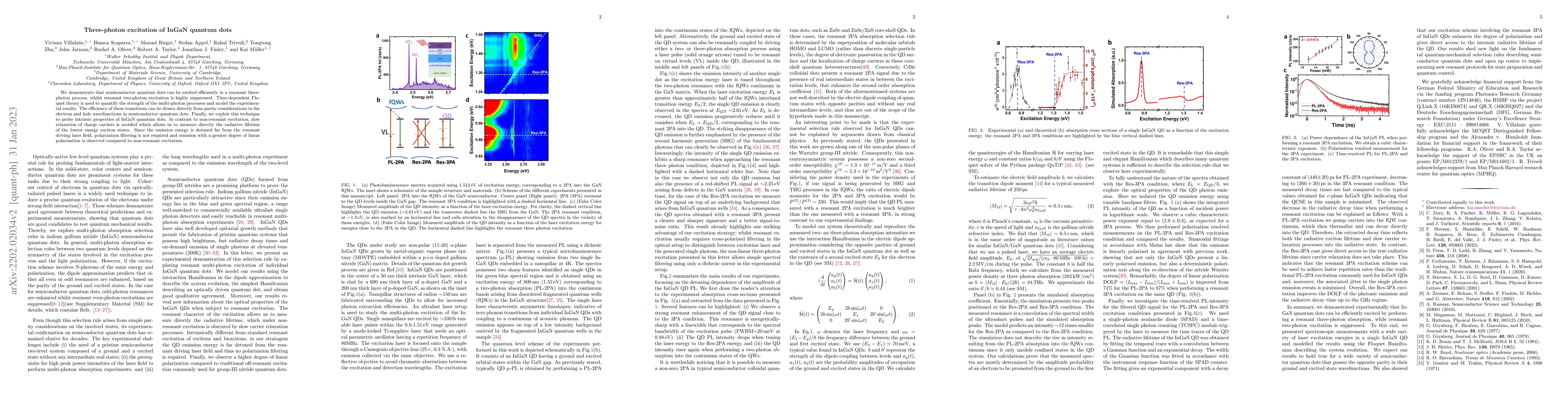 Thumbnail for Three-photon excitation of quantum two-level systems