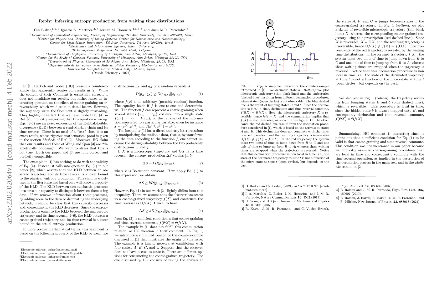 Thumbnail for Comment on "Inferring broken detailed balance in the absence of
  observable currents"