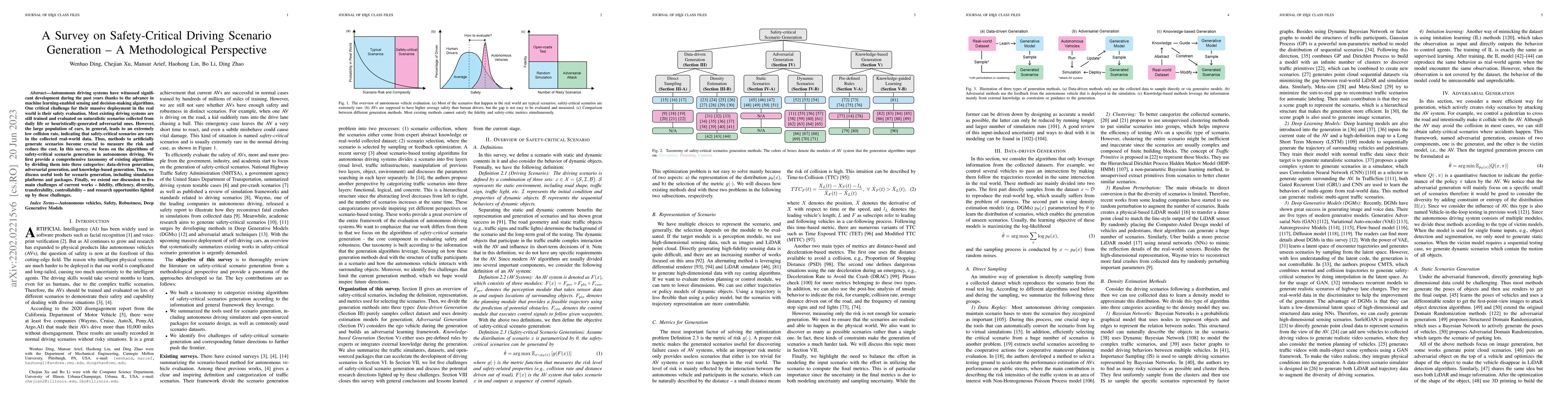 Thumbnail for A Survey on Safety-Critical Driving Scenario Generation -- A
  Methodological Perspective