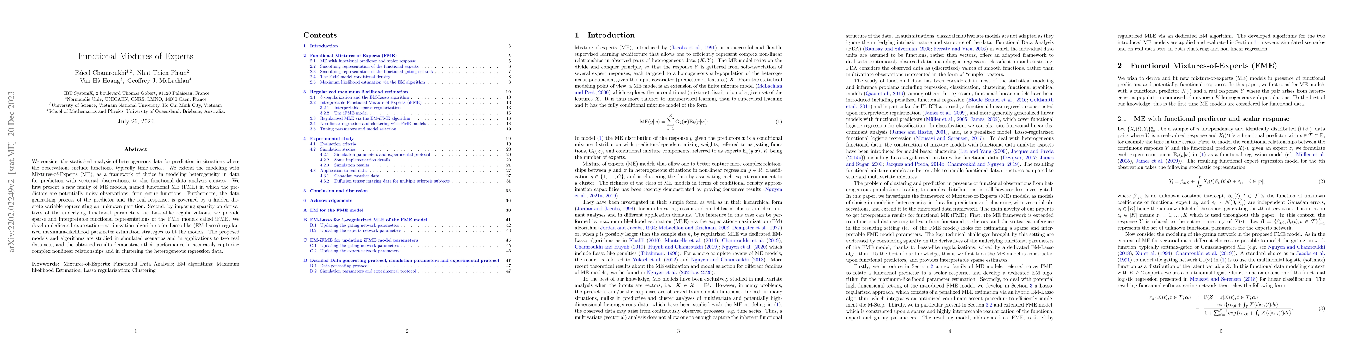 Thumbnail for Functional Mixtures-of-Experts