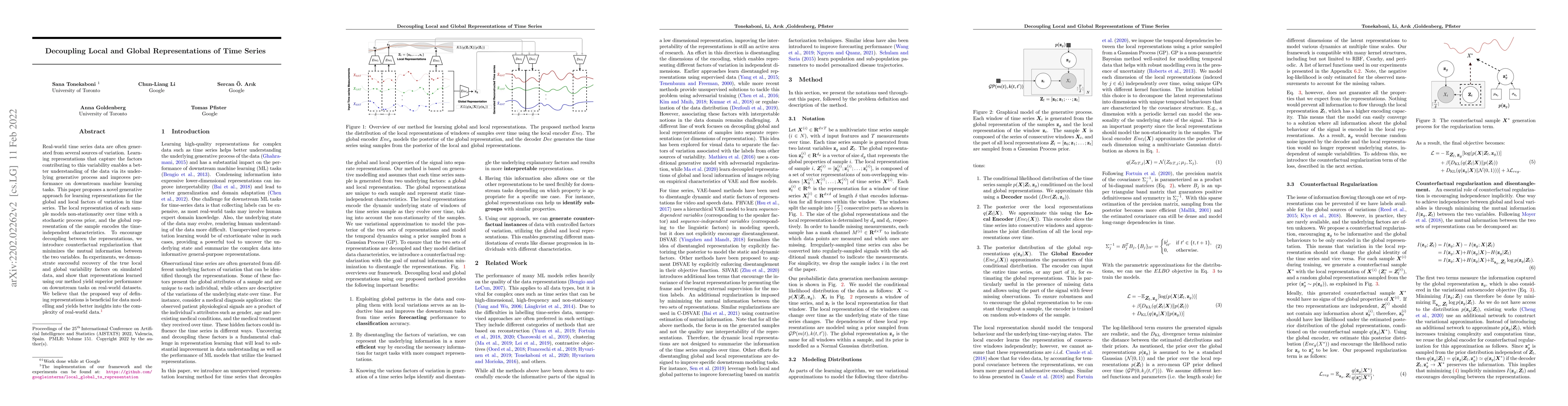 Thumbnail for Decoupling Local and Global Representations of Time Series