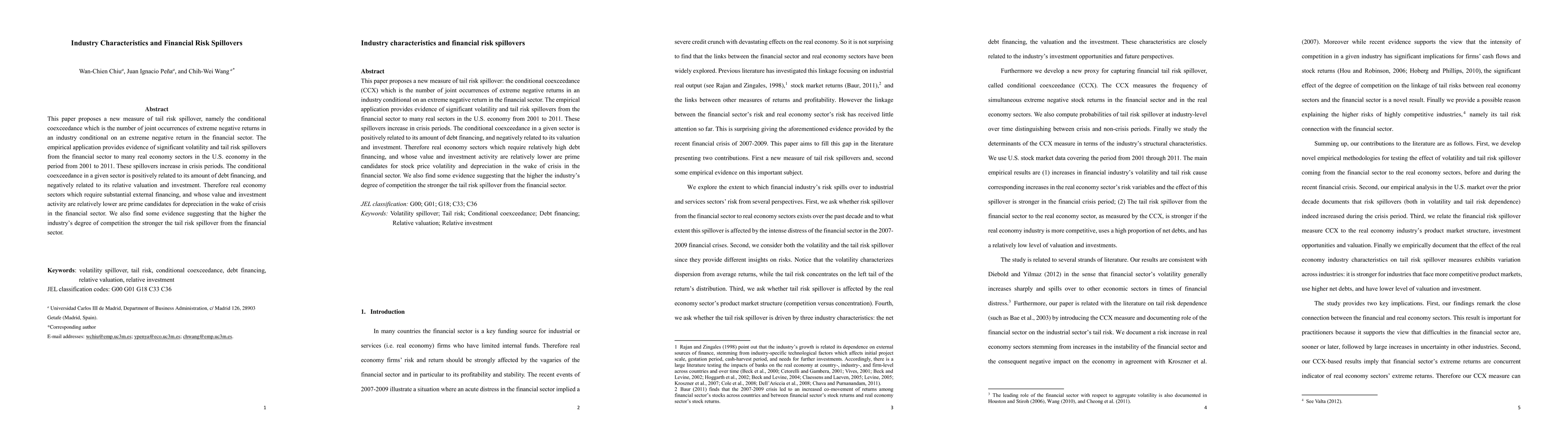 Thumbnail for Industry Characteristics and Financial Risk Spillovers