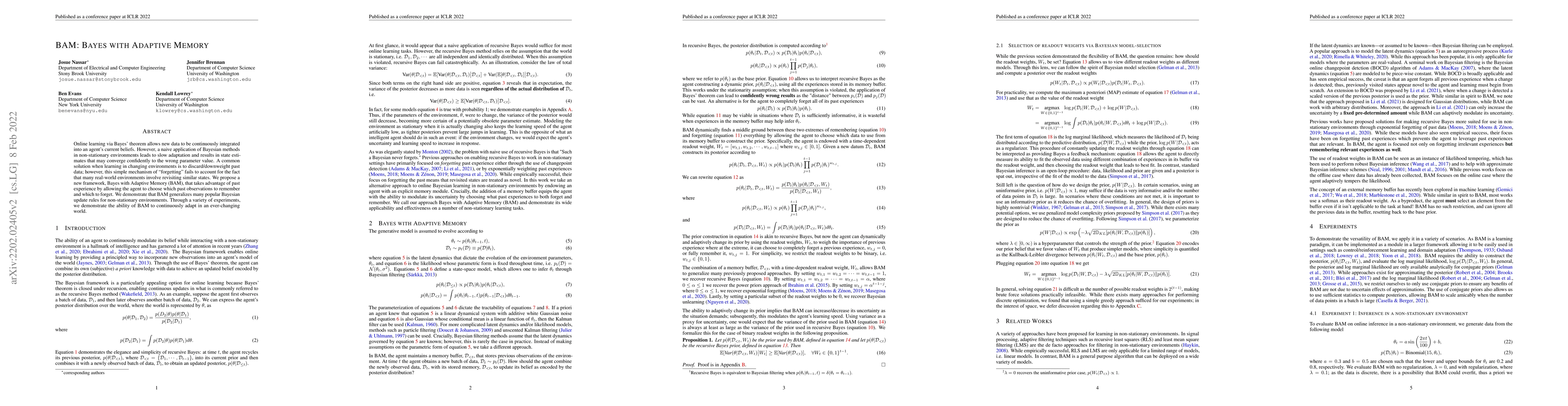 Thumbnail for BAM: Bayes with Adaptive Memory