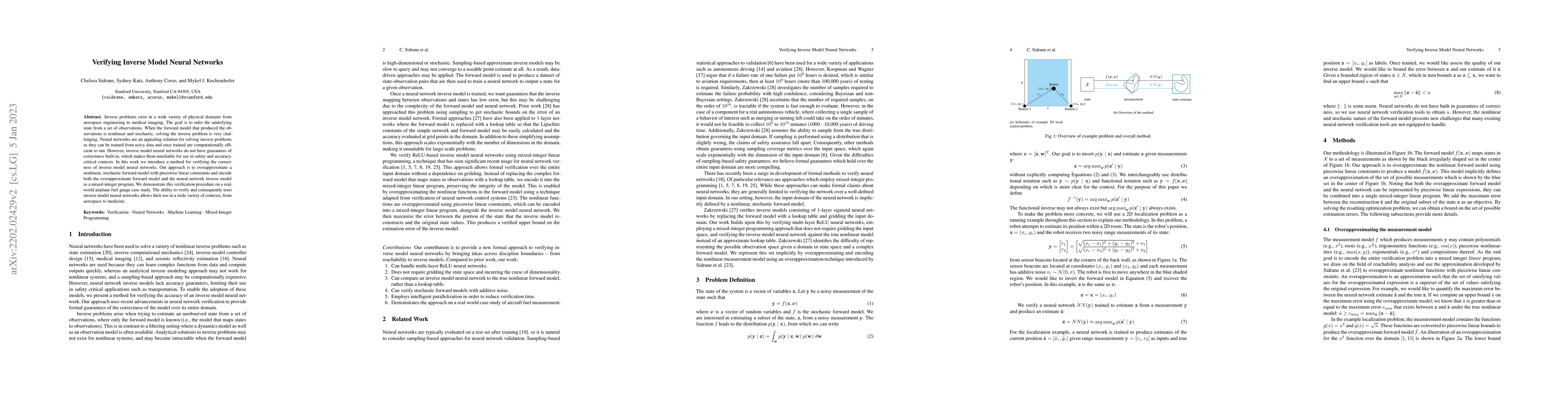Thumbnail for Verifying Inverse Model Neural Networks