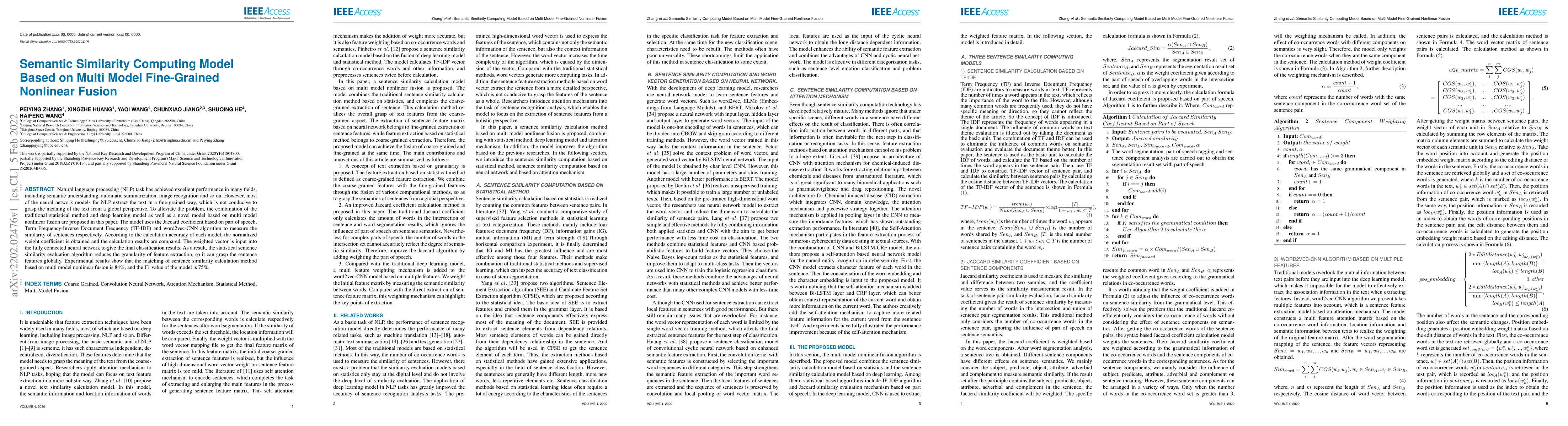 Thumbnail for Semantic Similarity Computing Model Based on Multi Model Fine-Grained
  Nonlinear Fusion