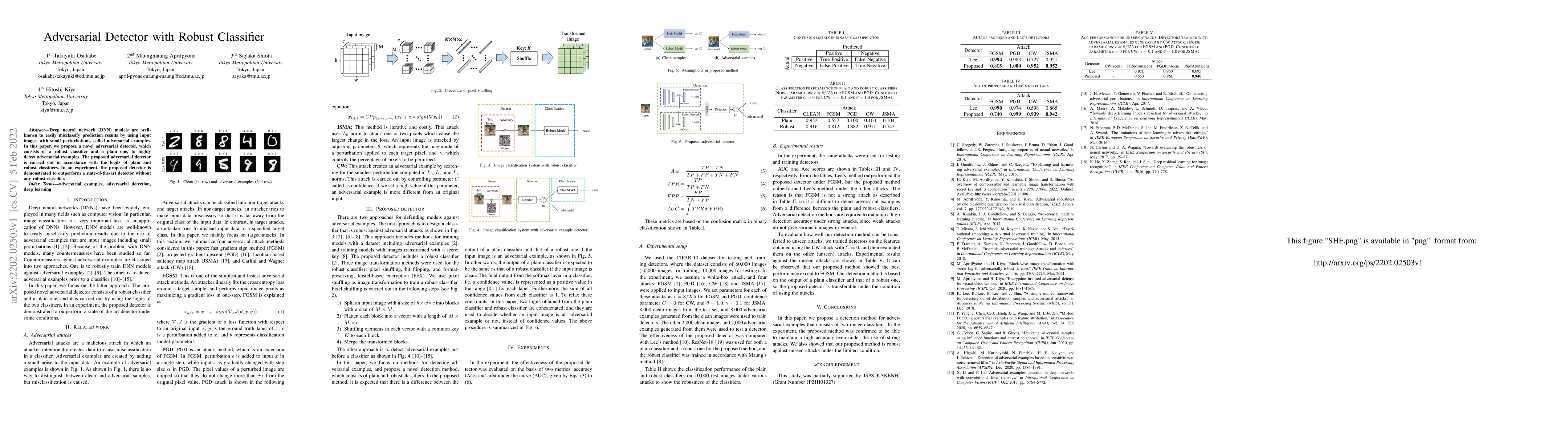 Thumbnail for Adversarial Detector with Robust Classifier