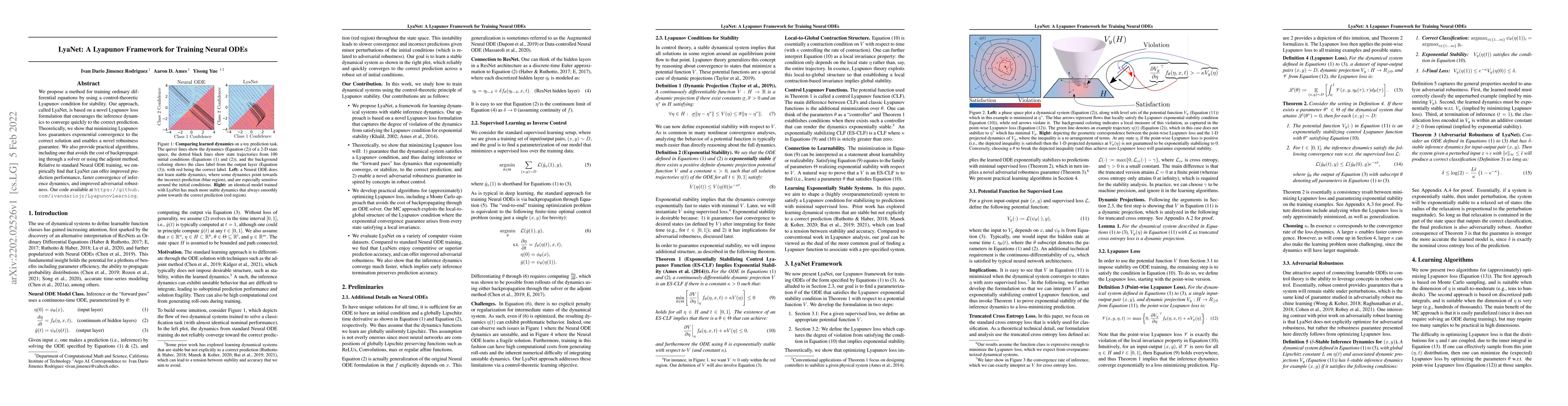 Thumbnail for LyaNet: A Lyapunov Framework for Training Neural ODEs