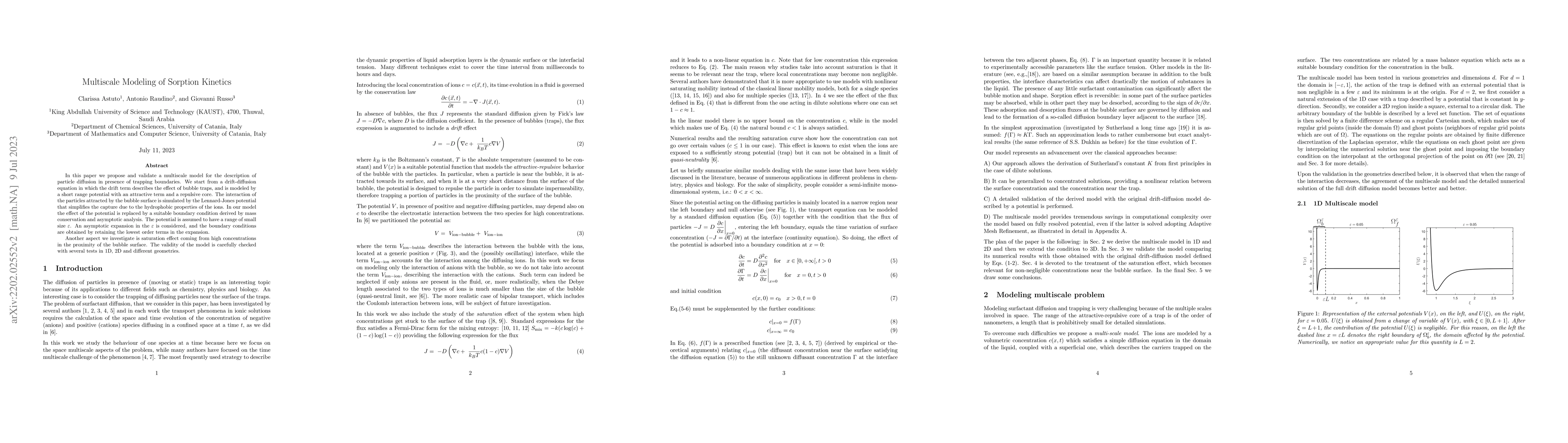 Thumbnail for Multiscale Modeling of Sorption Kinetics