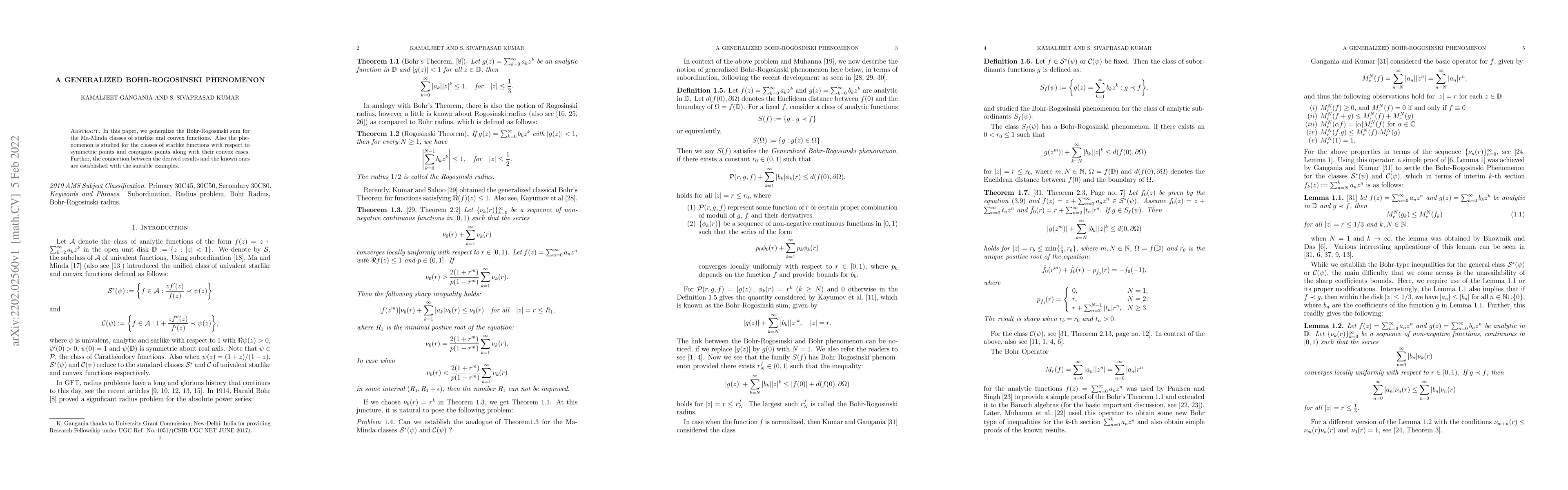 Thumbnail for A generalized Bohr-Rogosinski phenomenon