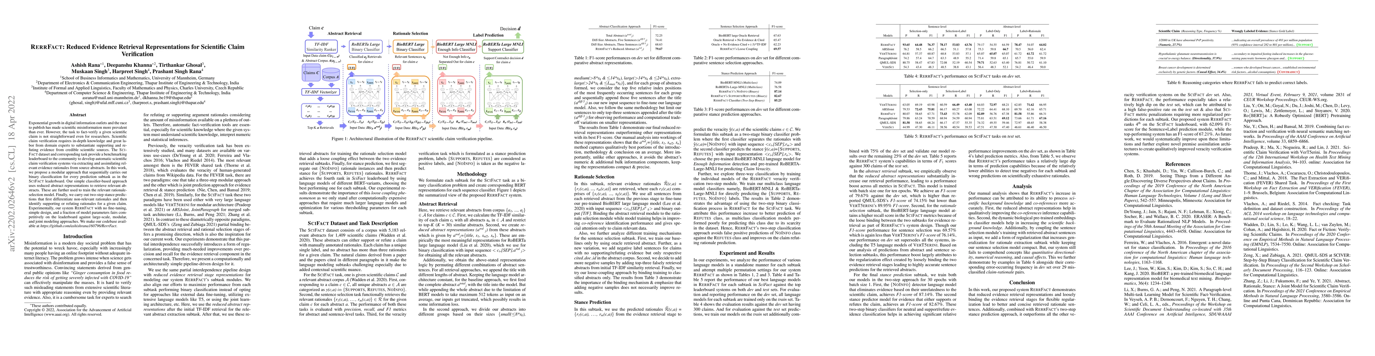 Thumbnail for RerrFact: Reduced Evidence Retrieval Representations for Scientific
  Claim Verification