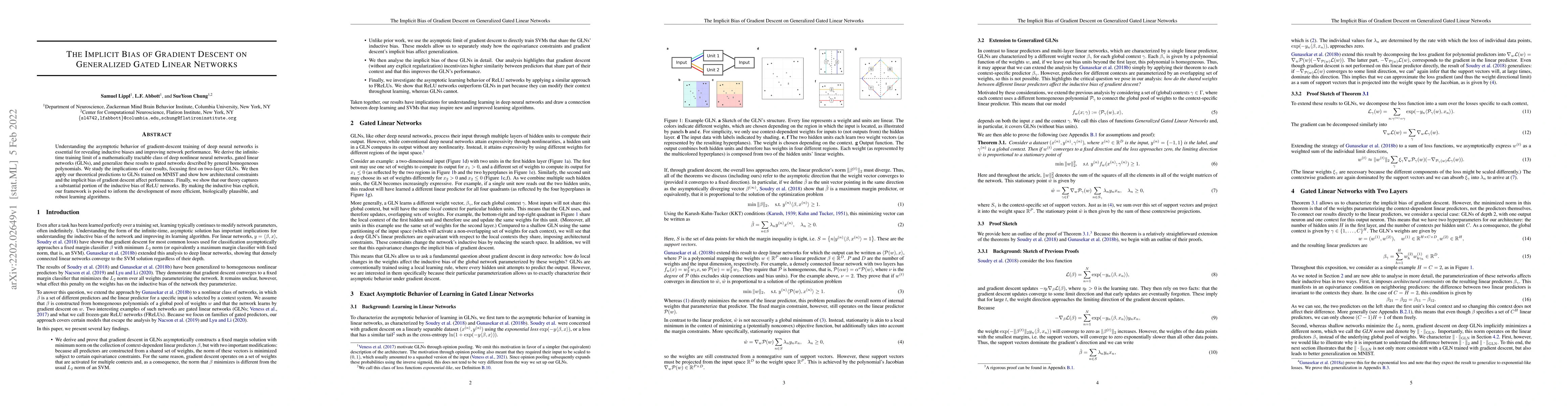 Thumbnail for The Implicit Bias of Gradient Descent on Generalized Gated Linear
  Networks