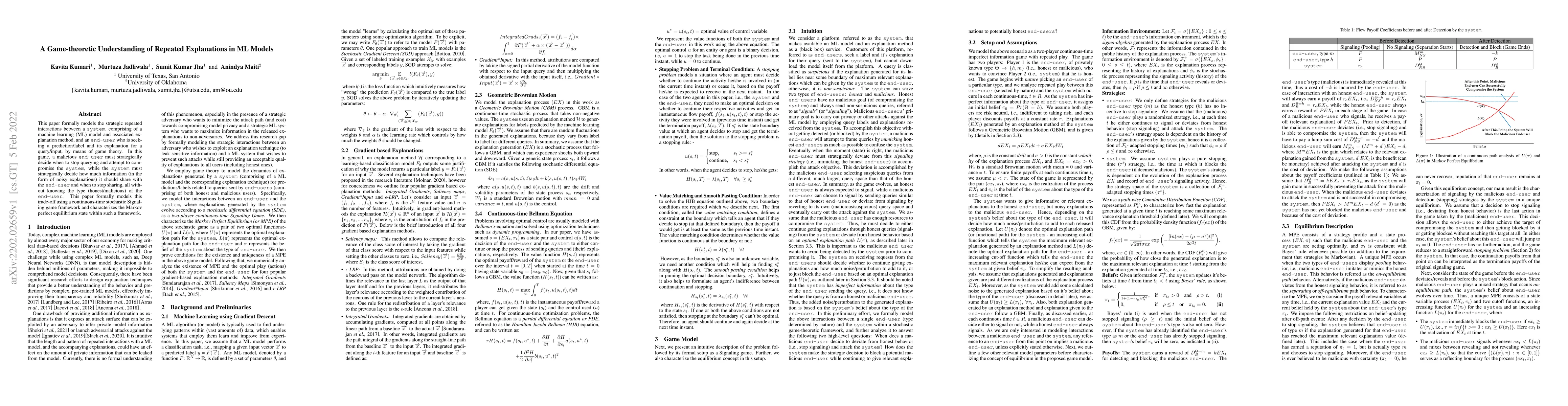 Thumbnail for A Game-theoretic Understanding of Repeated Explanations in ML Models