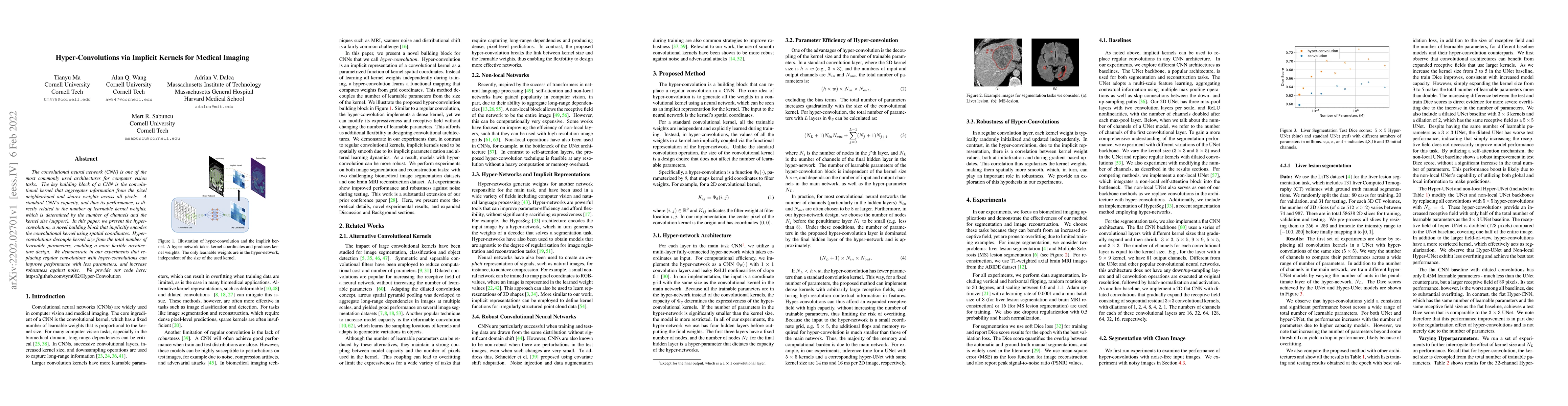 Thumbnail for Hyper-Convolutions via Implicit Kernels for Medical Imaging