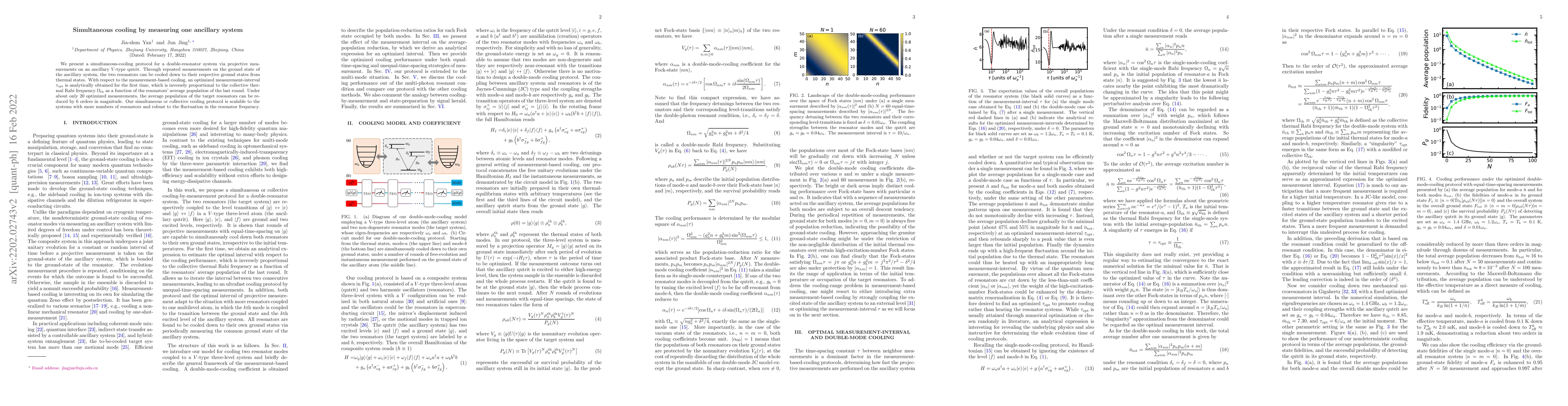 Thumbnail for Simultaneous cooling by measuring one ancillary system