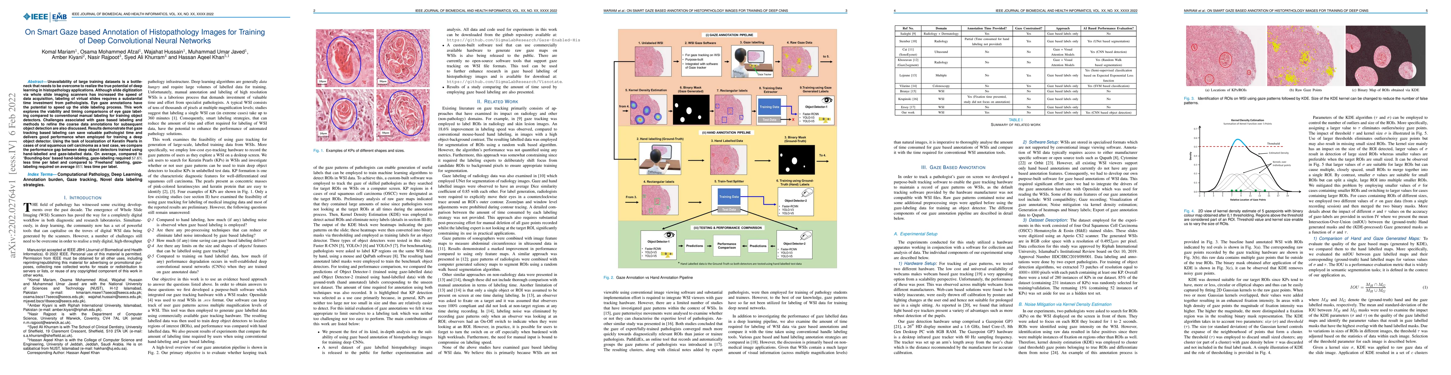 Thumbnail for On Smart Gaze based Annotation of Histopathology Images for Training of
  Deep Convolutional Neural Networks