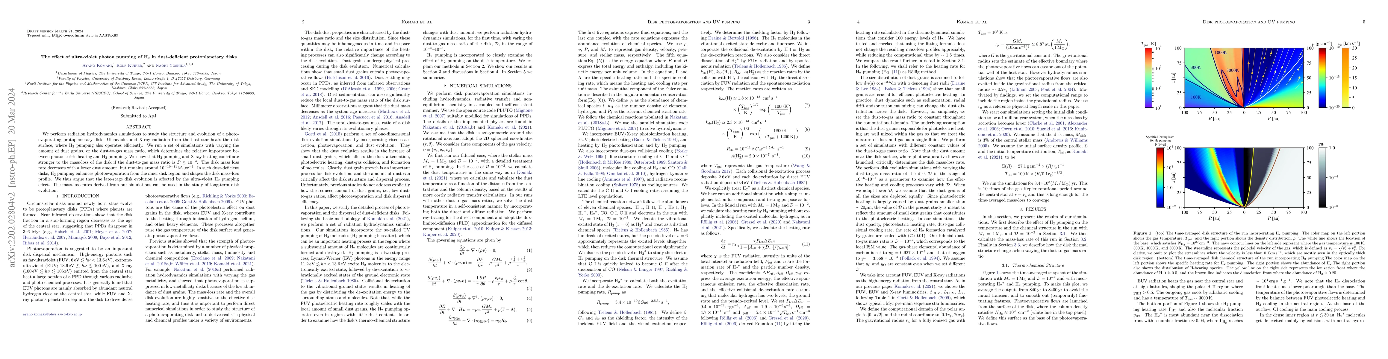 Thumbnail for The effect of ultra-violet photon pumping of H$_2$ in dust-deficient
  protoplanetary disks