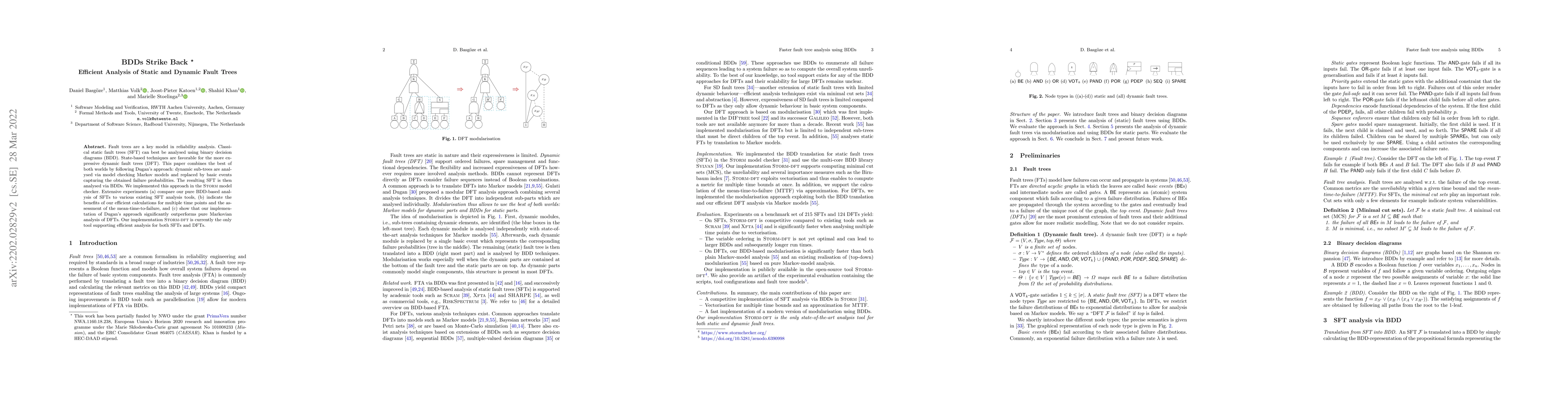 Thumbnail for BDDs Strike Back: Efficient Analysis of Static and Dynamic Fault Trees