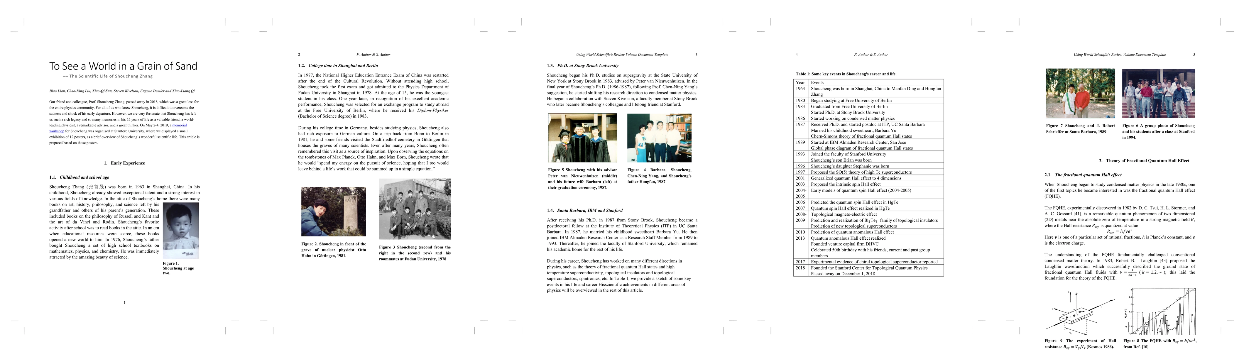 Thumbnail for To See a World in a Grain of Sand -- The Scientific Life of Shoucheng
  Zhang