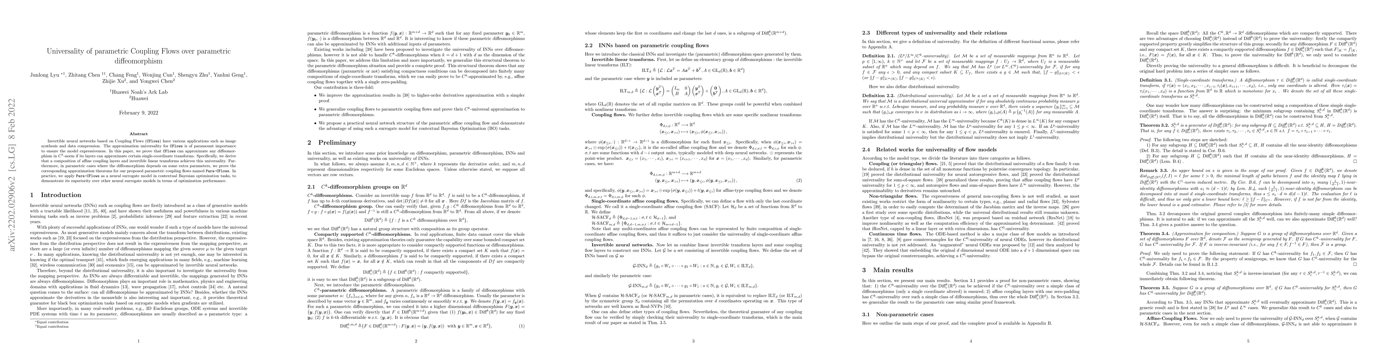 Thumbnail for Universality of parametric Coupling Flows over parametric
  diffeomorphisms