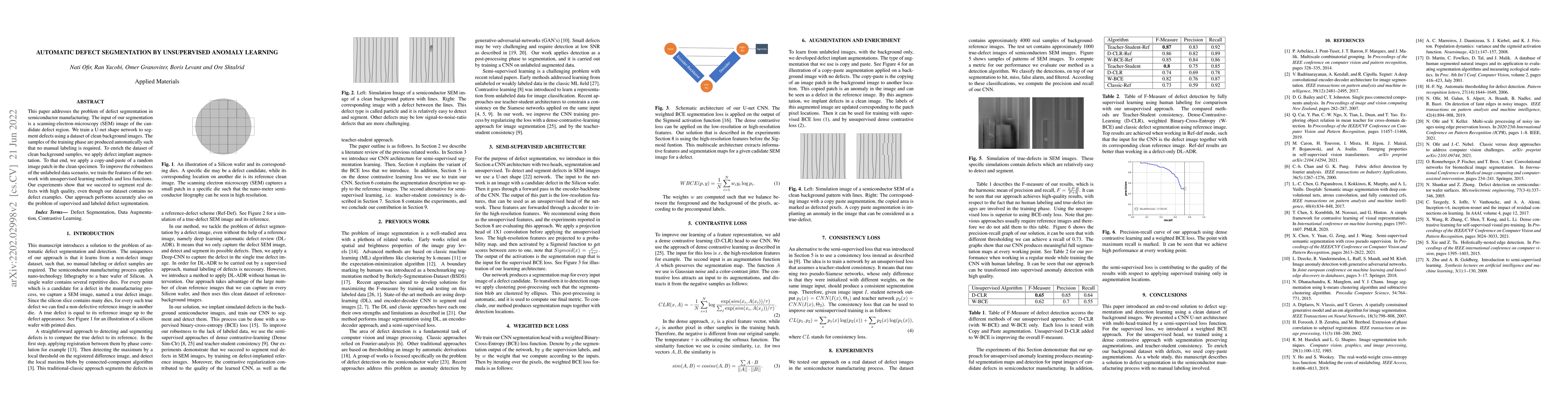 Thumbnail for Automatic defect segmentation by unsupervised anomaly learning