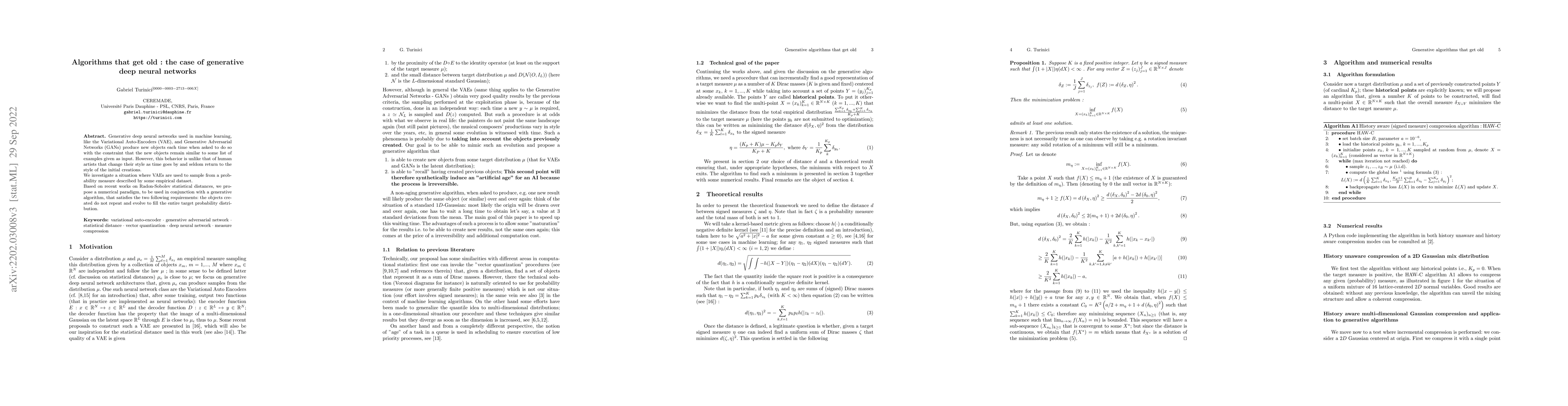Thumbnail for Algorithms that get old : the case of generative deep neural networks
