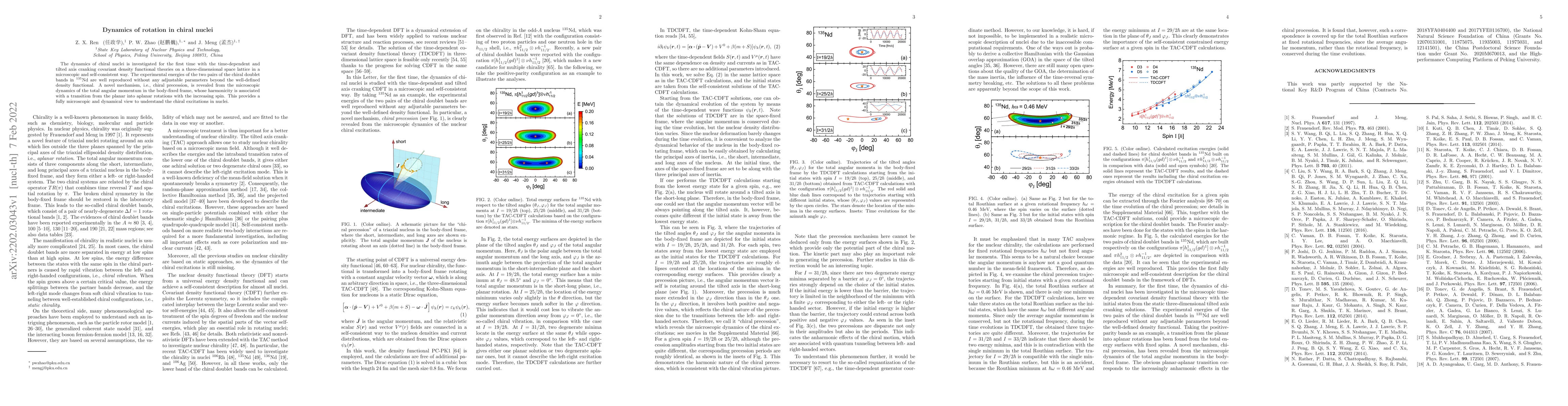 Thumbnail for Dynamics of rotation in chiral nuclei